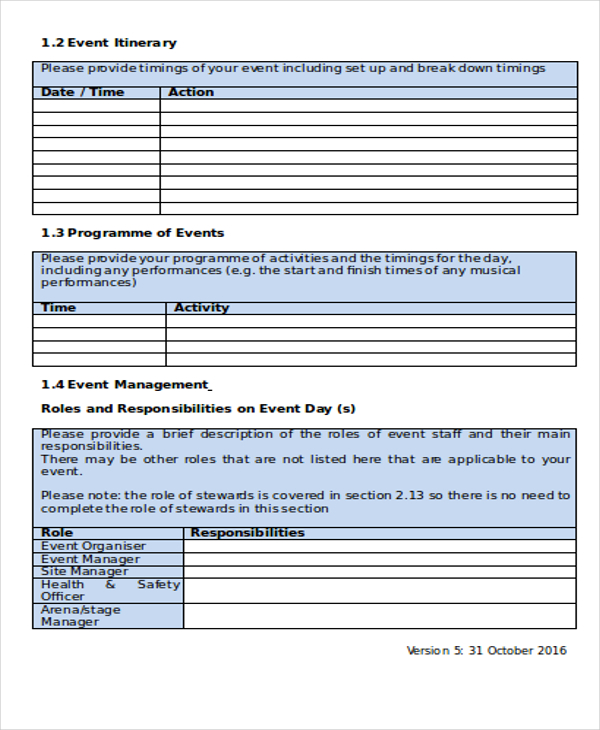 24+ Itinerary Format Templates