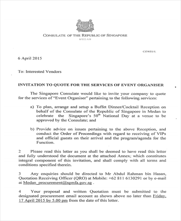 19+ Event Quotation Templates Free Sample, Example Format Download