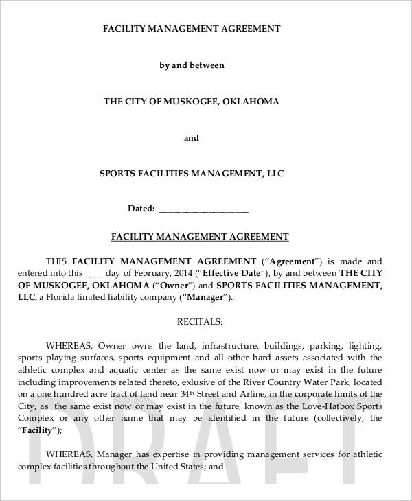 Facility Agreement Template Master Template