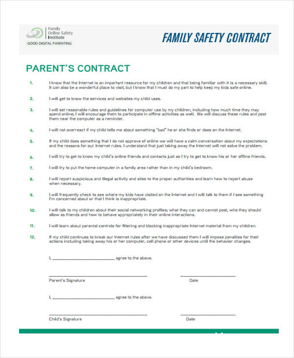 family contract