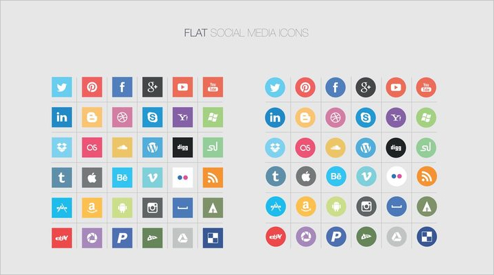 flat social media