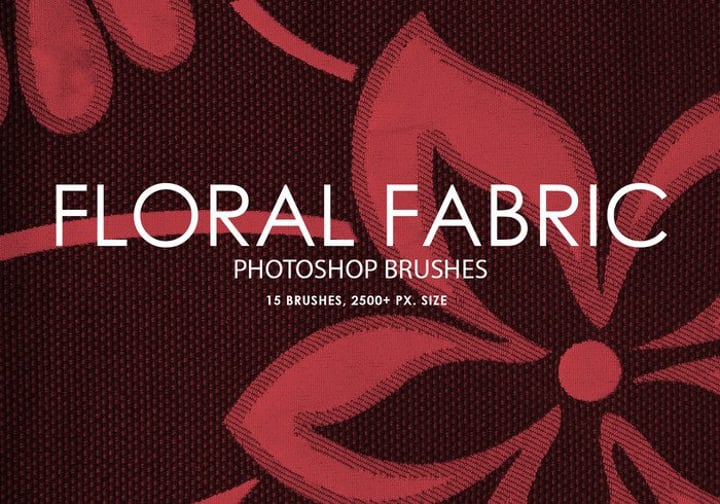 floral fabric photoshop brushes