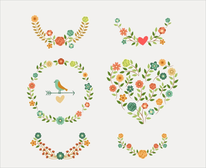 floral wreath