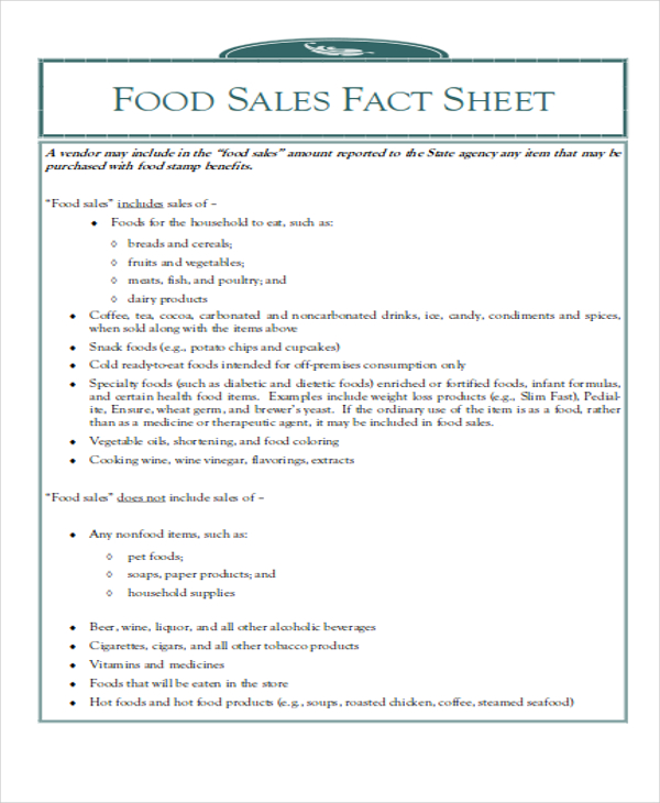 11+ Sales Sheet Templates Free Sample, Example Format Download