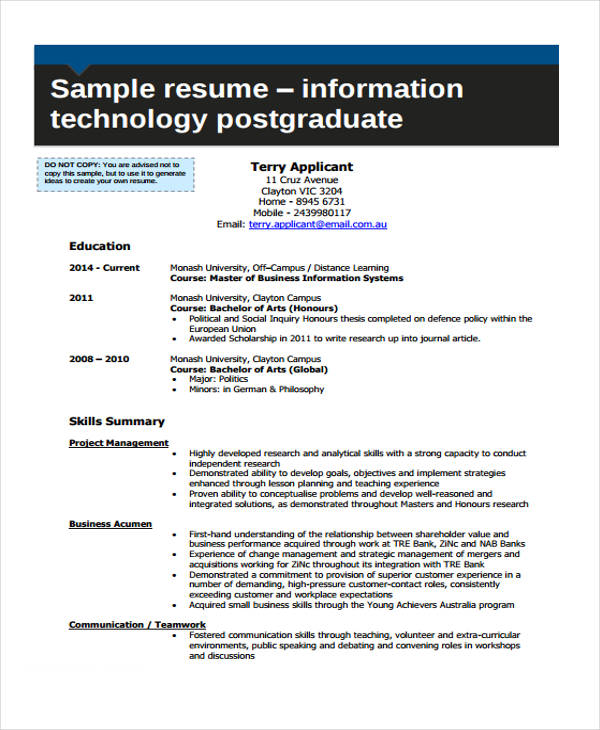 12+ Formal Curriculum Vitae - Free Sample, Example Format Download