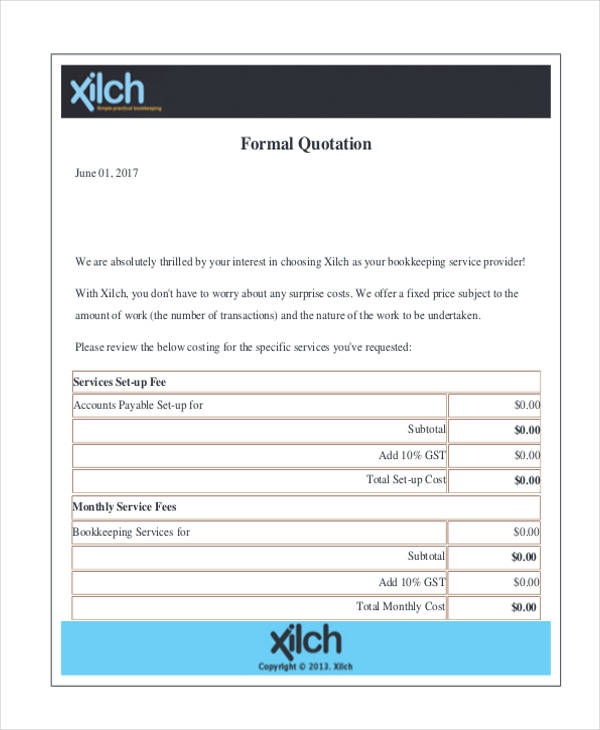 13+ Formal Quotations PDF, Word Format Download