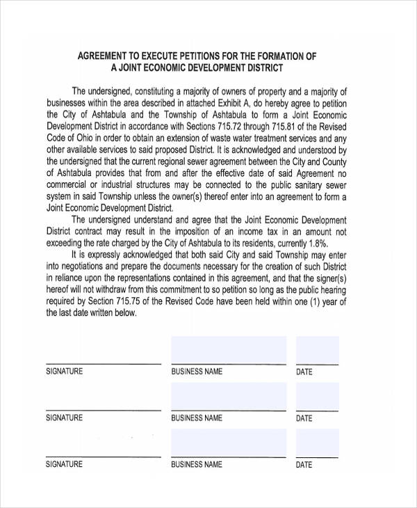 Formation Agreement Templates 6 Free Word, PDF Format Download