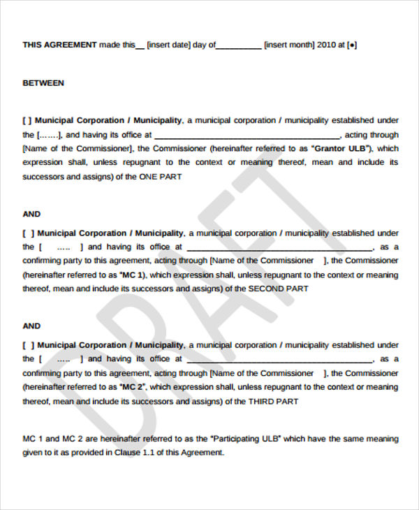 9  Concession Agreement Templates Free Sample Example Format Download