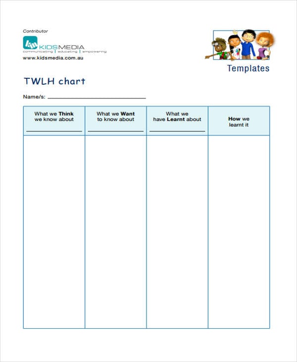 Kids Chart Templates - 7+ Free Word, PDF Format Download | Free