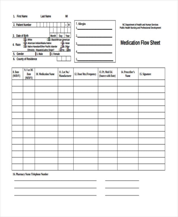 9-medication-sheet-templates-free-sample-example-format-download