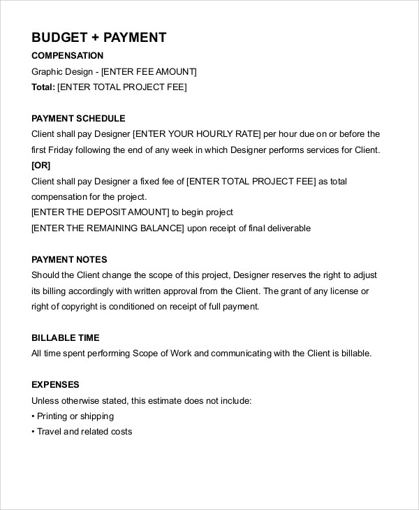 Freelance Graphic Design Contract Template