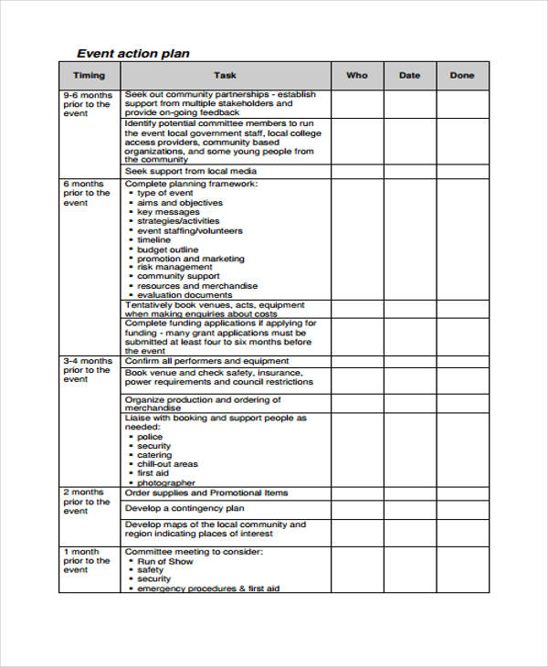 Event Planning Run Of Show Template TUTORE ORG Master Of Documents