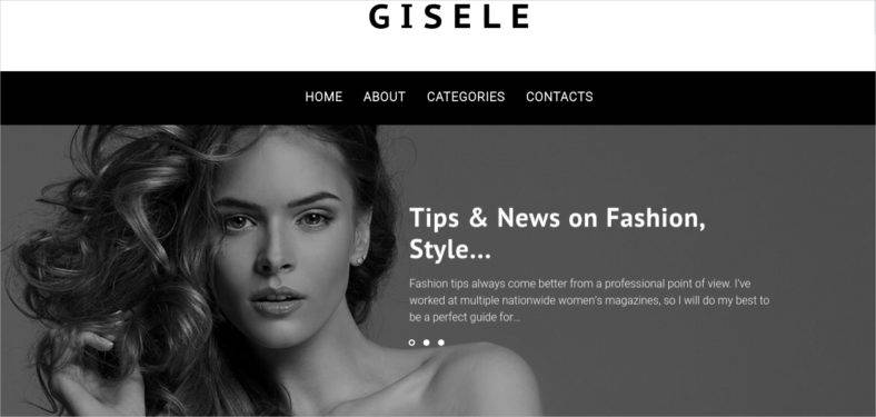 gisele fashion lifestyle blog wordpress theme 788x