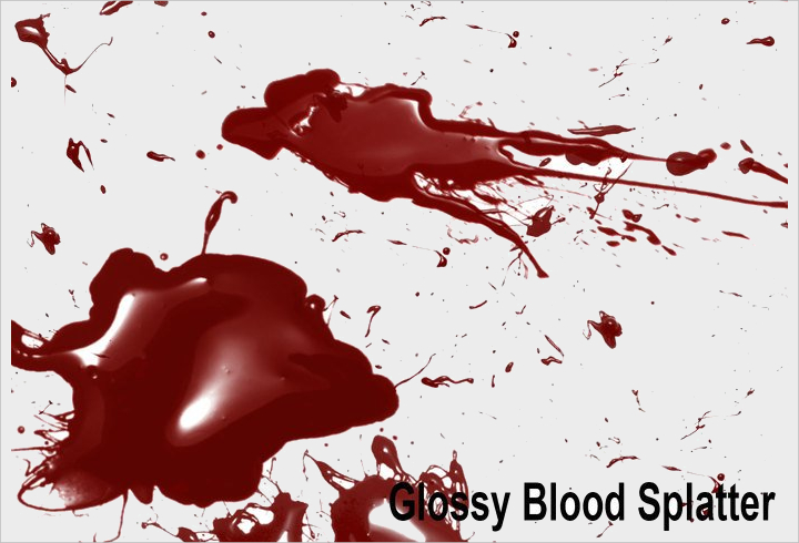 glossy blood