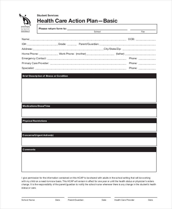 healthcare business plan template free