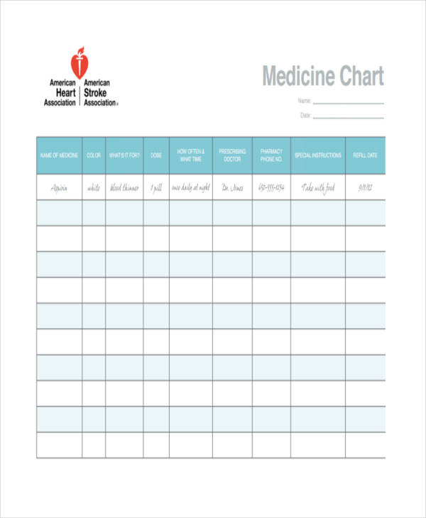 41+ Simple Chart Templates | Free & Premium Templates