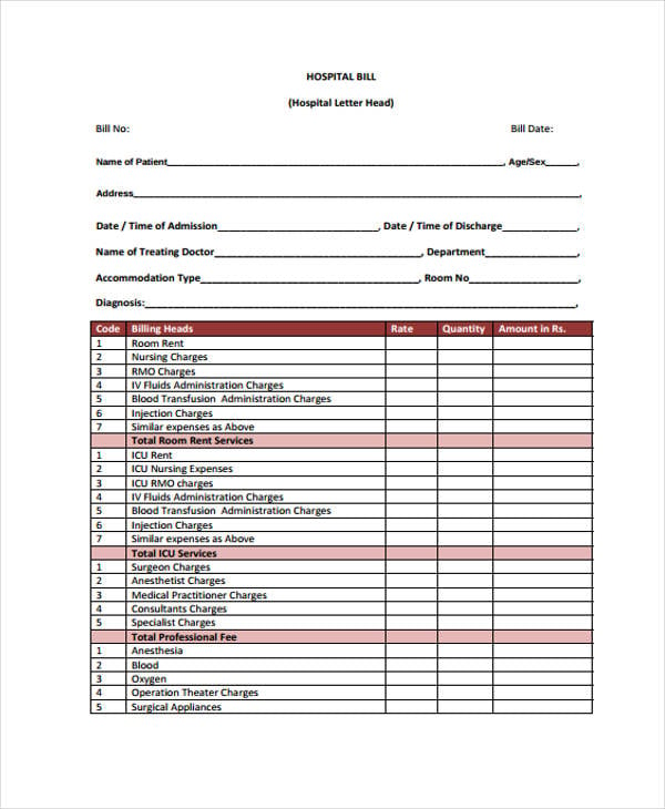 bill receipt template 14 free word pdf format download