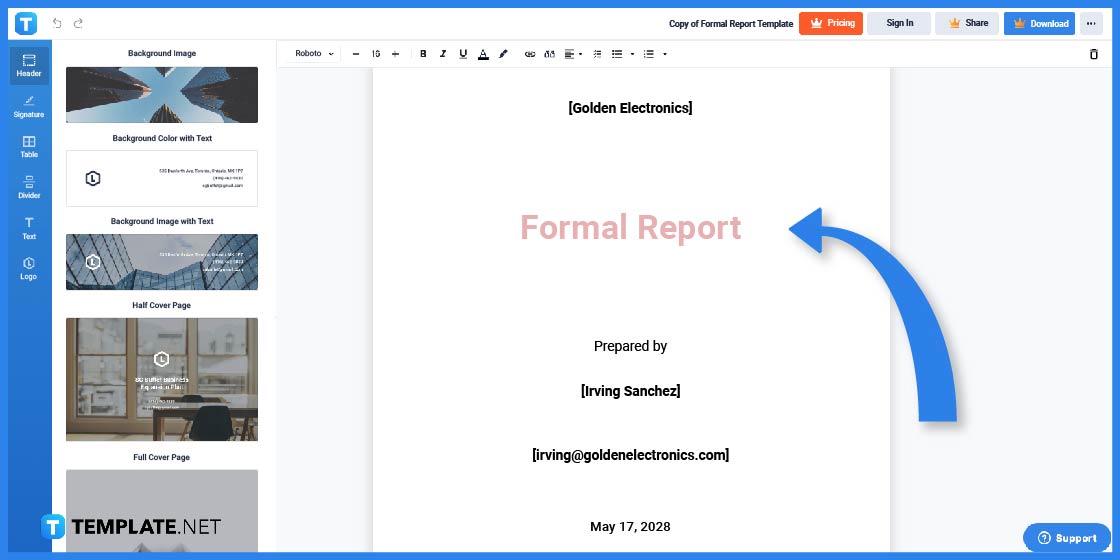 how to make a formal report sample templates examples 2023 step