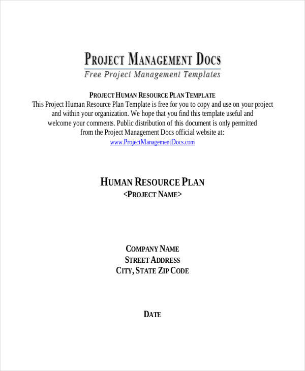 human resource plan
