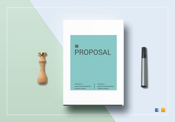 it proposal template to print