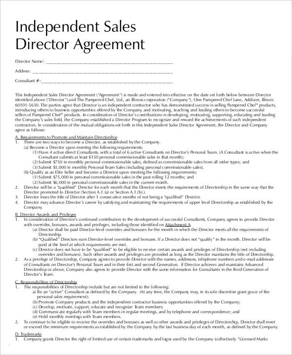 Director Agreement Templates 10+ Free Word, PDF Format Download