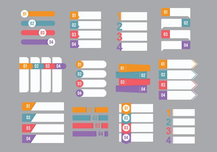 infographic elements vector