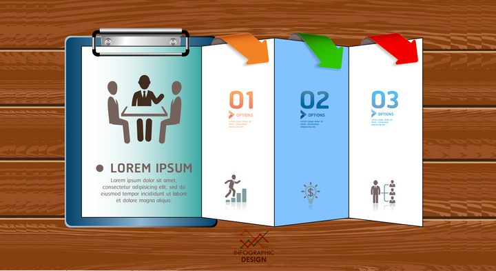 inforgraphic brochure design