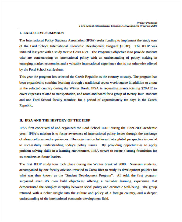 17+ School Project Proposal Templates Free Word, PDF Format Download