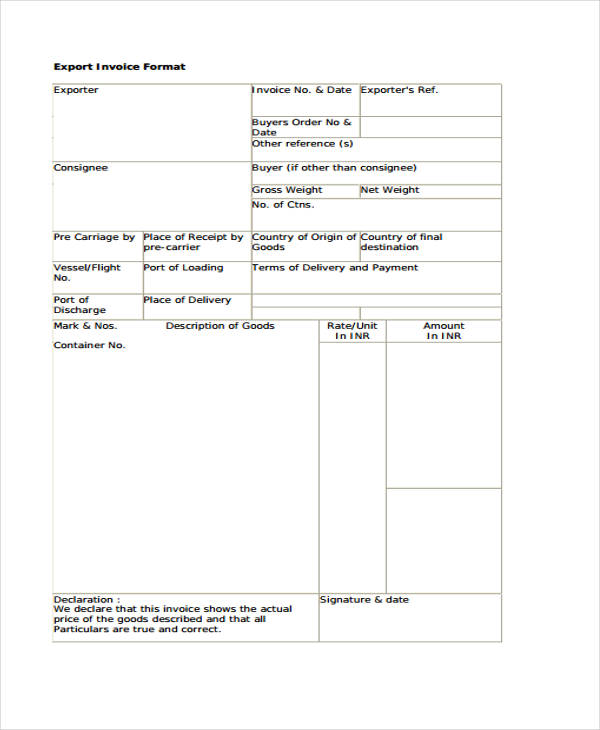 10+ Deposit Invoice Templates PDF, Word, Excel