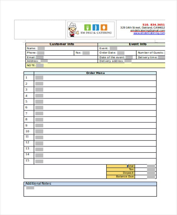 invoice in word