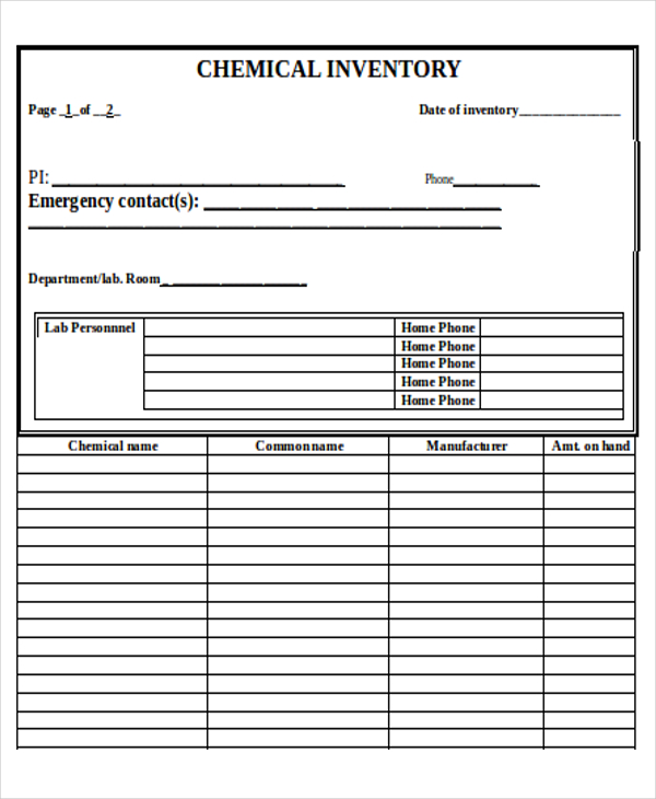 17+ Inventory Templates in DOC