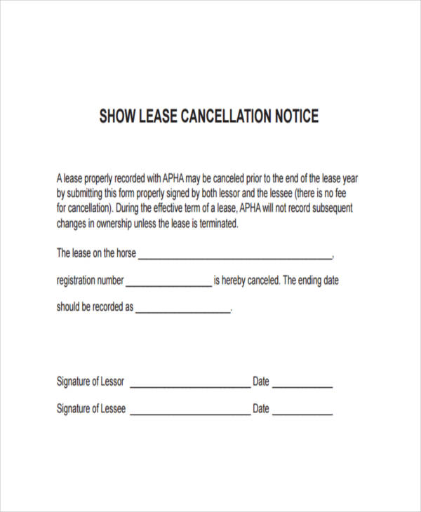 30+ Free Notice Templates