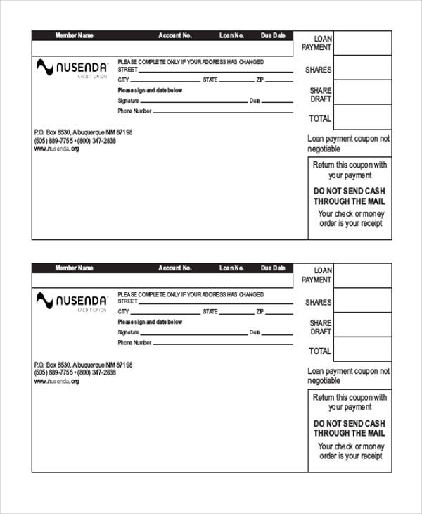 17  Loan Receipt Templates Free Sample Example Format Download