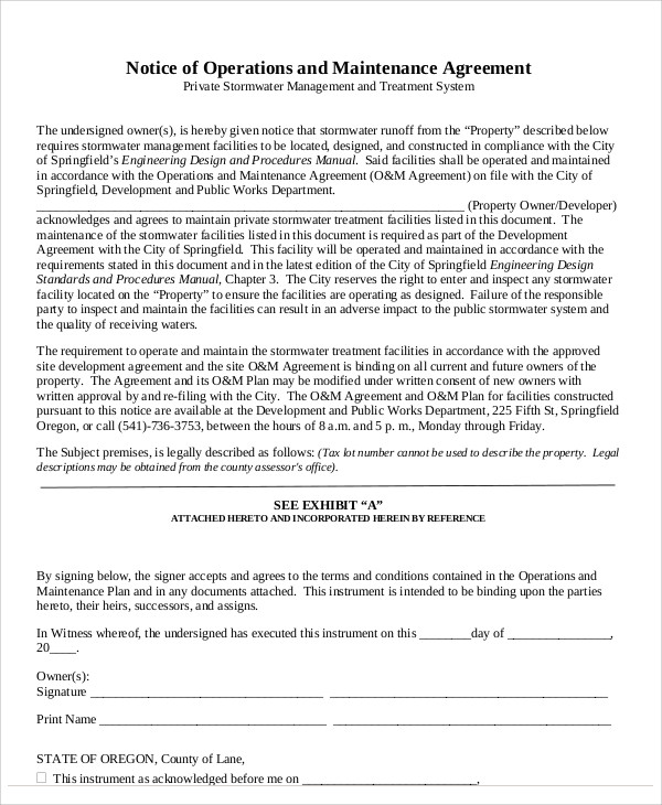 11+ Maintenance Notice Templates Free Sample, Example Format Download