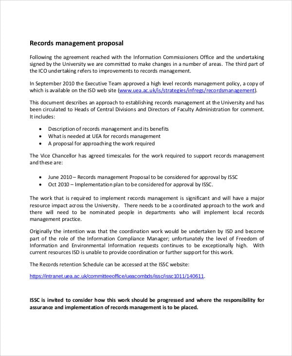 research proposal sample management