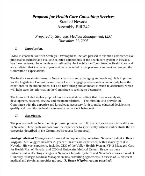 10  Medical Business Proposal Templates Word PDF