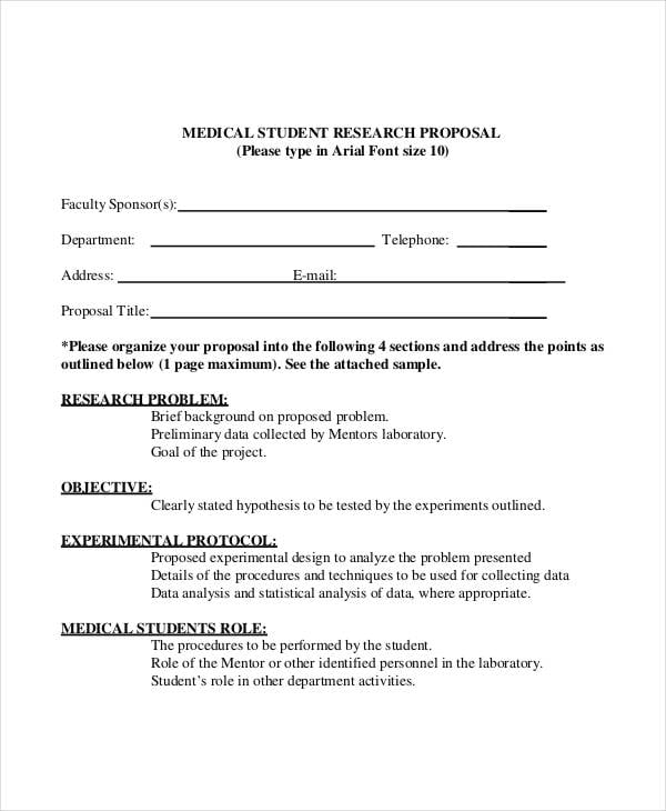 medical proposal in pdf