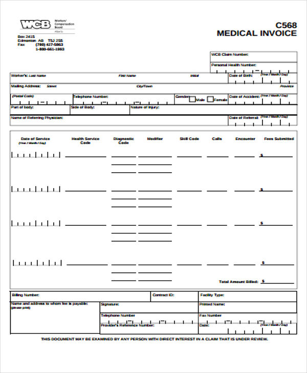 42+ Blank Invoice Templates - Ai, Psd, Google Docs