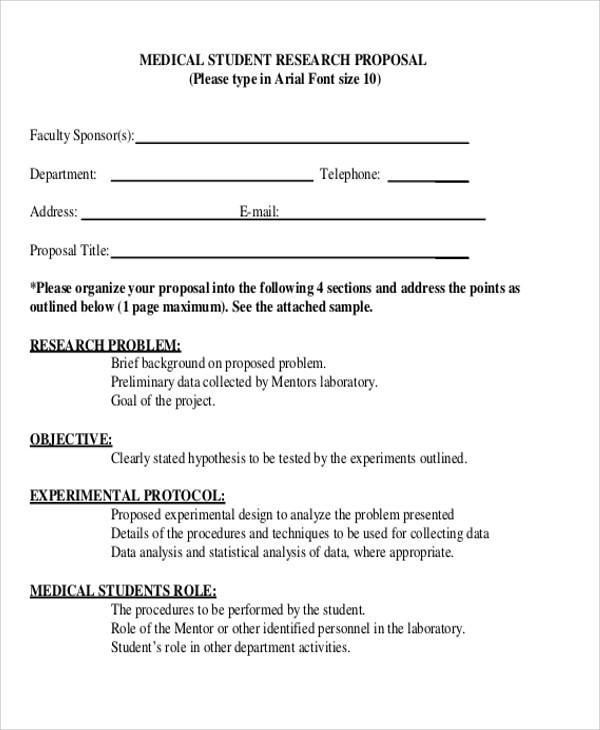 10+ Medical Proposal Templates Word, PDF, Excel