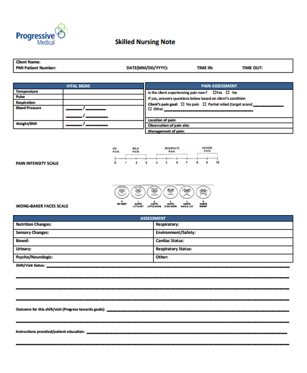 6+ Nursing Note Templates - Free Samples, Examples Format Download