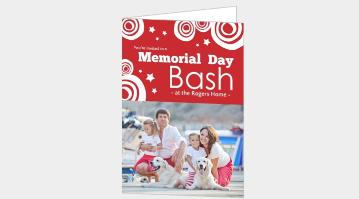 memorial day bash invitation