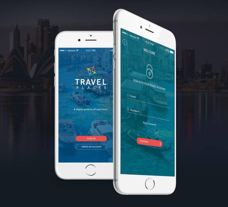 mobile app for travel companion