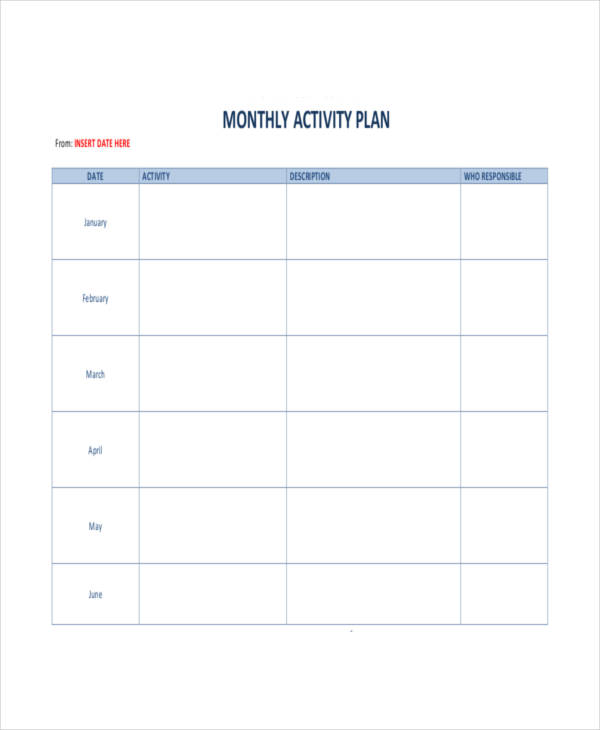 38 Plan Formats