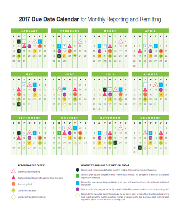 22 Business Calendar Templates Free Sample Example Format Download