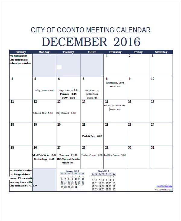 25+ Calendar Templates in Excel