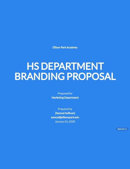 new school branding proposal template