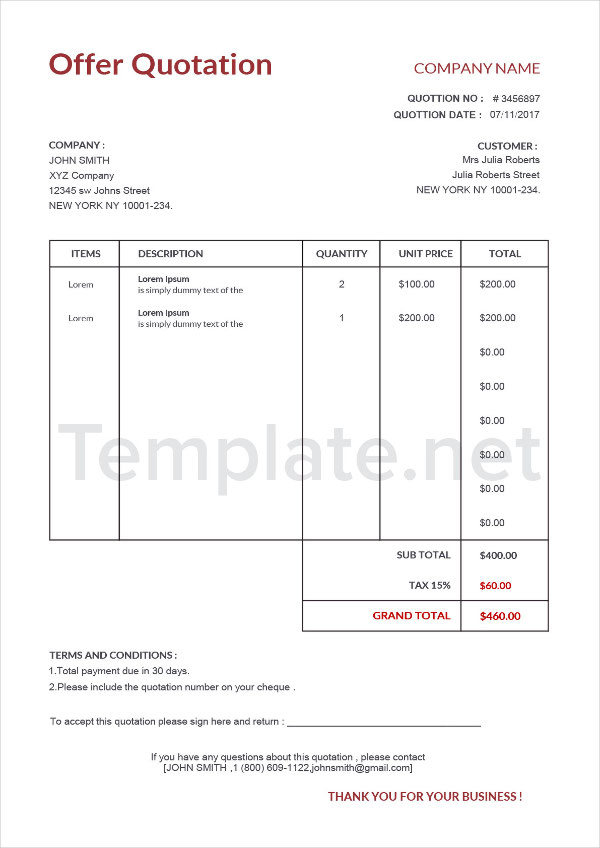 word template for business AI, Apple Quotation Templates  Docs,  Best 34 Google