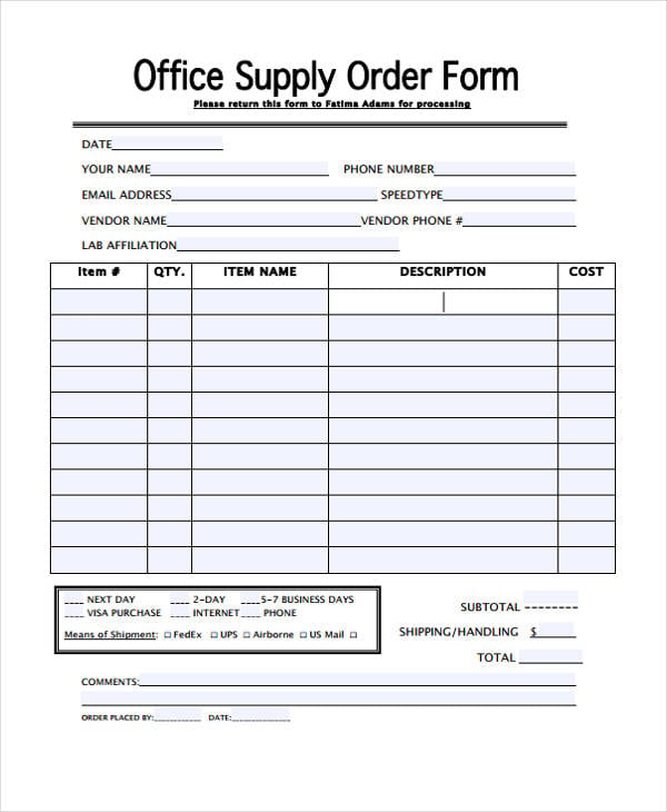 office order