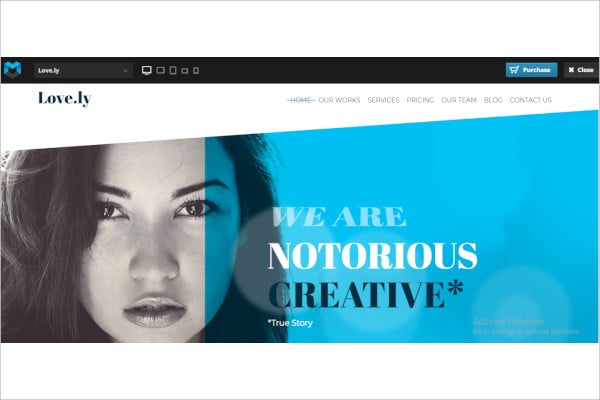 one page responsive drupal template