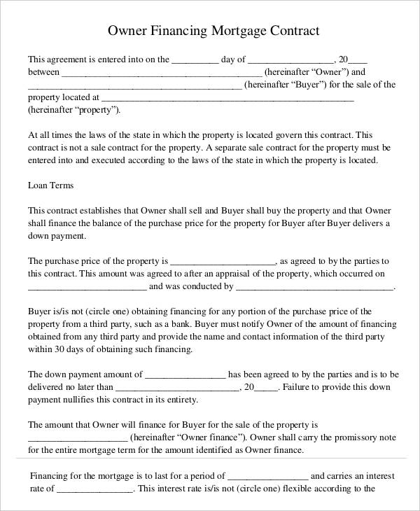 Private Mortgage Agreement Template from images.template.net